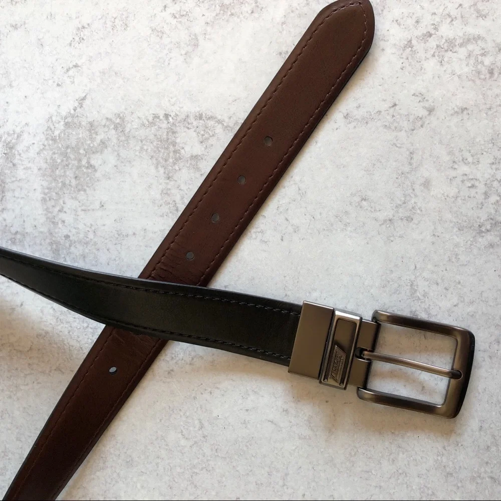 Dickies Reversible Brown Black Belt 44
